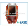 Chinese manufacturer of aluminium heat sink profiles with powder coating for aluminum extrusion heatsink
